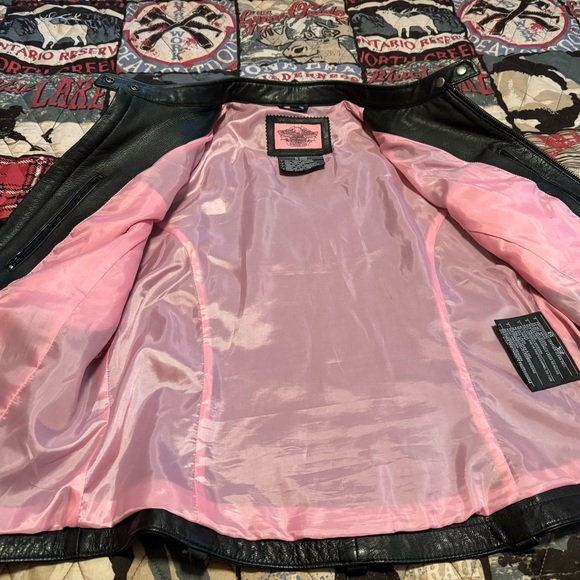 Harley-Davidson Ladies leather jacket size large - Picture 7 of 10